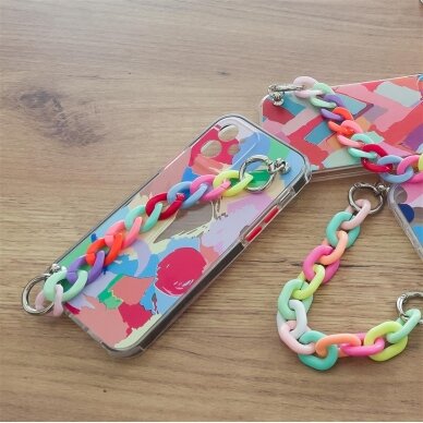 Dėklas Color Chain Case gel flexible elastic iPhone 12 Pro multicolour 6