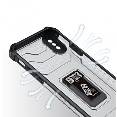 Iphone Xs Max Dėklas Crystal Ring Case Kickstand Tough Rugged Mėlynas 4