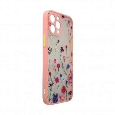 Iphone 12 Pro Max Dėklas Design Case for Gėlėtas, rožinis 2