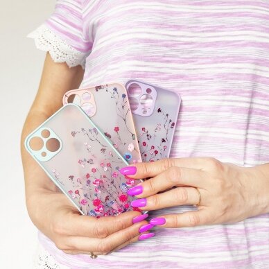 Iphone 12 Pro Max Dėklas Design Case for Gėlėtas, rožinis 5