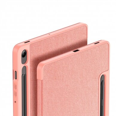 Dėklas Dux Ducis Domo eco-leather skirta Samsung Tab S9 FE+ - rožinis 5
