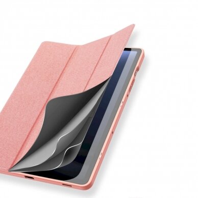 Dėklas Dux Ducis Domo eco-leather skirta Samsung Tab S9 FE+ - rožinis 6