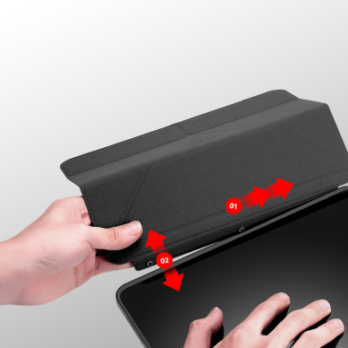 Dėklas Dux Ducis Magi iPad Air 5/4 smart cover Juodas 13