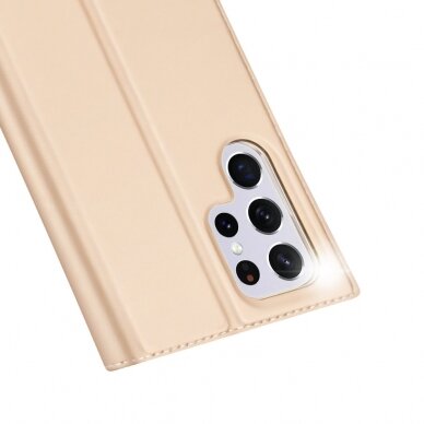 Samsung Galaxy S22 Ultra Dėklas Dux Ducis Skin Pro  Auksinis 2