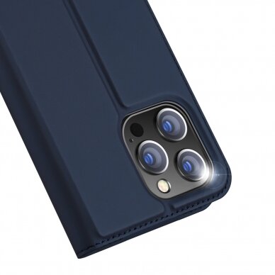Dėklas Dux Ducis Skin Pro Wallet iPhone 15 Pro - Mėlynas 2
