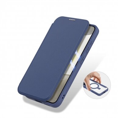 Dėklas Dux Ducis Skin X Pro case with magnetic ring/stand for Samsung S24+ - Mėlynas 11