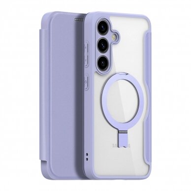 Dėklas Dux Ducis Skin X Pro case with magnetic ring/stand for Samsung S24+ - Violetinis 1