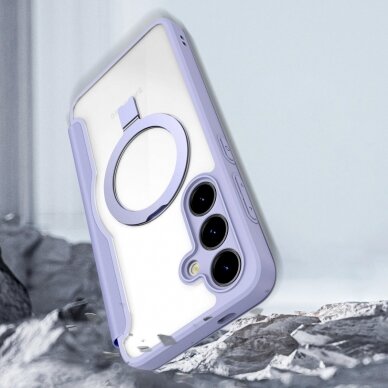 Dėklas Dux Ducis Skin X Pro case with magnetic ring/stand for Samsung S24+ - Violetinis 15