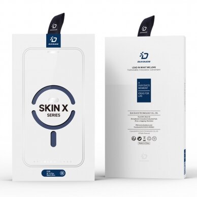 Dėklas Dux Ducis Skin X Pro Magnetic MagSafe iPhone 15 Pro - Mėlynas 6