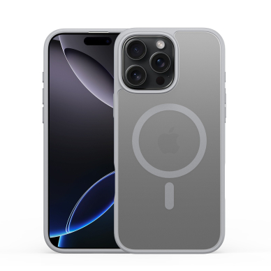 Dėklas Dux Ducis Yind Apple iPhone 16 Pro Max pilkas