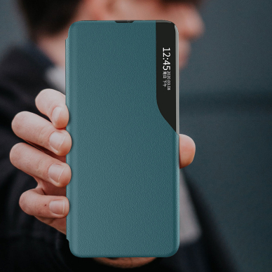 Dėklas Eco Leather View Xiaomi Redmi Note 11 Pro + 5G / 11 Pro 5G / 11 Pro Raudonas 8