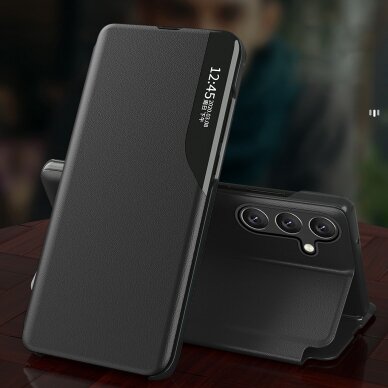 Dėklas Eco Leather View Xiaomi Redmi Note 12 Pro Plus Juodas 7