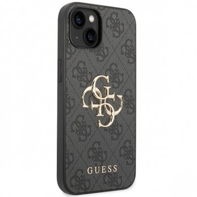 Dėklas Guess 4G Big Metal Logo   iPhone 15 Plus - Pilkas 3