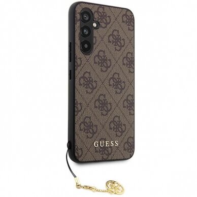 Dėklas Guess 4G Charms Collection GUHCSA54GF4GBR Samsung Galaxy A54 5G A546 Rudas 3