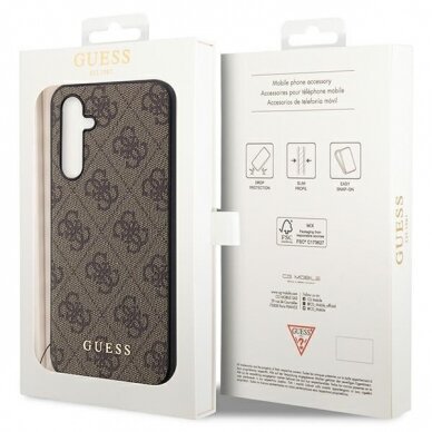 Dėklas Guess 4G Charms Collection GUHCSA54GF4GBR Samsung Galaxy A54 5G A546 Rudas 7