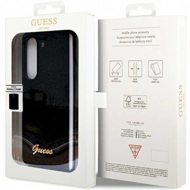 Dėklas Guess Glitter Case - Samsung Galaxy Z Fold 5 - Juodas 6