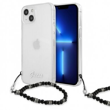 Iphone 13 Dėklas Guess GUHCP13MKPSBK  Black Pearl