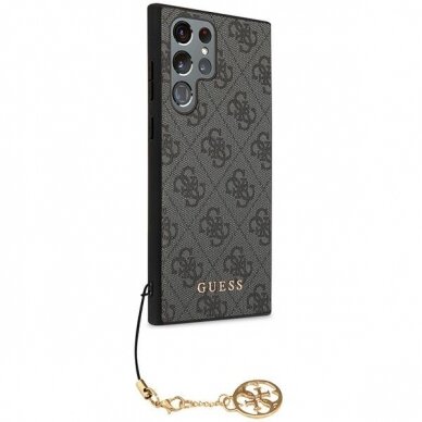 Dėklas Guess GUHCS23LGF4GGR Samsung Galaxy S23 Ultra Pilkas 3