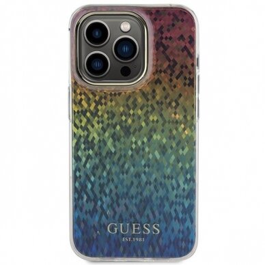 Dėklas Guess IML Faceted Mirror Disco Iridescent   iPhone 15 Pro - multicolored 2