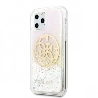 Dėklas Guess iPhone 11 Pro Gradient Liquid Glitter Circle Logo UGLX912 1