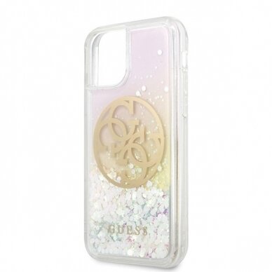 Dėklas Guess iPhone 11 Pro Gradient Liquid Glitter Circle Logo UGLX912 2