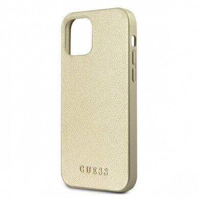 Dėklas Guess iPhone 12 Pro Max Iridescent - Auksinis UGLX912 6