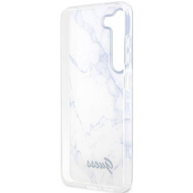 Dėklas Guess Marble GUHCS23MPCUMAH Samsung Galxy S23 Plus S916 Baltas 6