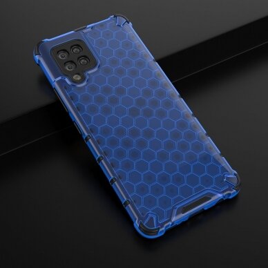 Dėklas Honeycomb Case armor cover with TPU Samsung Galaxy A42 5G mėlynas 3