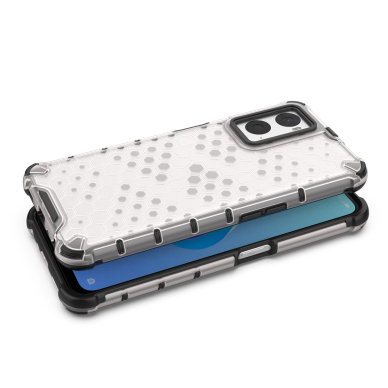 Dėklas Honeycomb case armored Oppo A76 / Oppo A36 / Realme 9i Permatomas 1