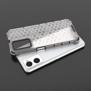 Dėklas Honeycomb case armored Oppo A76 / Oppo A36 / Realme 9i Permatomas 8
