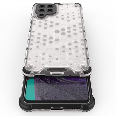 Dėklas Honeycomb case armored Samsung Galaxy M53 5G Juodas 6