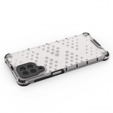 Dėklas Honeycomb case armored Samsung Galaxy M53 5G Permatomas 10