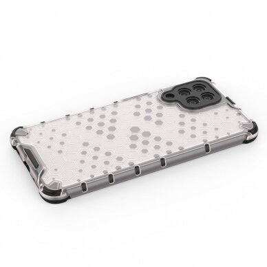 Dėklas Honeycomb case armored Samsung Galaxy M53 5G Permatomas 14