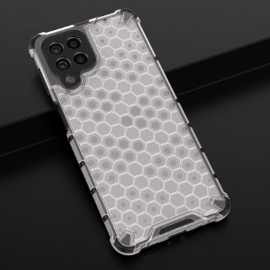 Dėklas Honeycomb case armored Samsung Galaxy M53 5G Permatomas 17