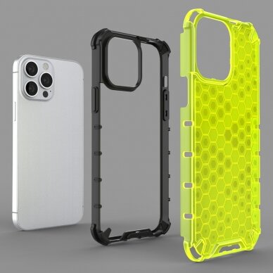 Iphone 13 Pro Max Dėklas Honeycomb Case  juodas 5