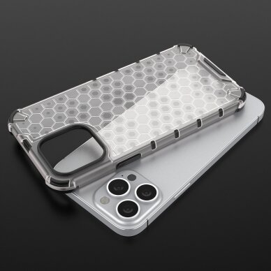 Iphone 13 Pro Max Dėklas Honeycomb Case  juodas 8