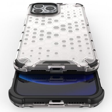 Iphone 13 Pro Max Dėklas Honeycomb Case  juodas 9