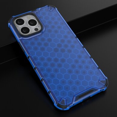 Iphone 13 Pro Max Dėklas Honeycomb Case  mėlynas 13