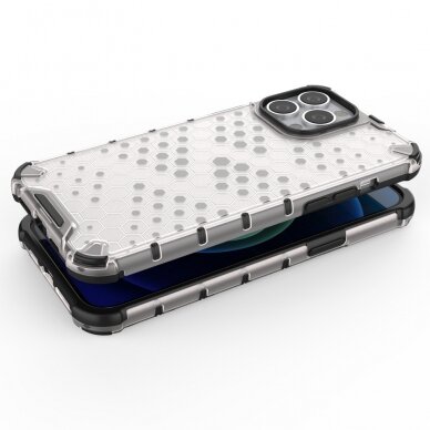 Iphone 13 Pro Max Dėklas Honeycomb Case  mėlynas 3