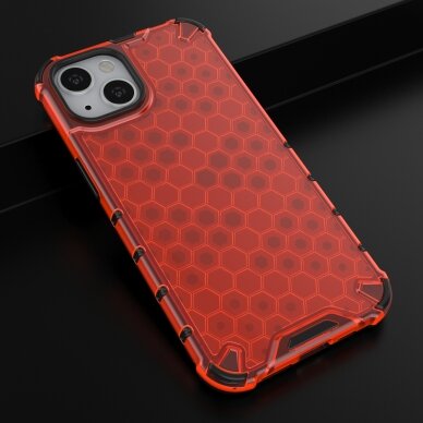 Iphone 13 Dėklas Honeycomb Case  raudonas 13