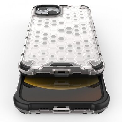 Iphone 13 Dėklas Honeycomb Case  raudonas 2