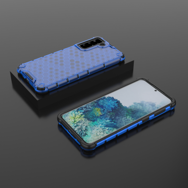 Dėklas Honeycomb case Samsung Galaxy S22 mėlynas 12