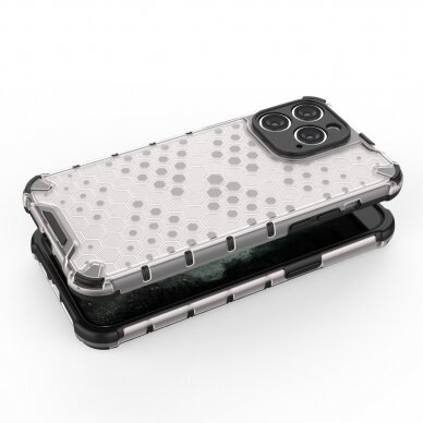 Iphone 14 Pro Max Dėklas Honeycomb  Permatomas 1