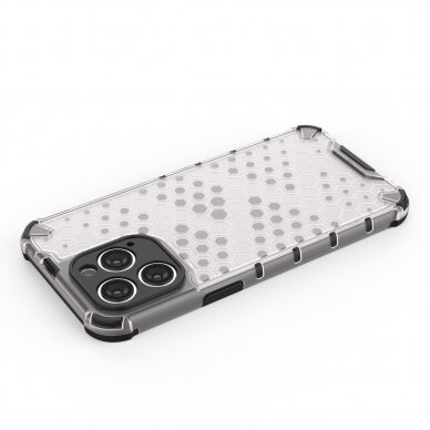 Iphone 14 Pro Max Dėklas Honeycomb  Permatomas 10