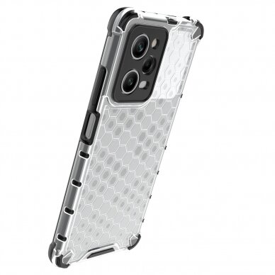 Dėklas Honeycomb Xiaomi Redmi Note 12 Pro / Poco X5 Pro 5G armored hybrid cover Juodas 16