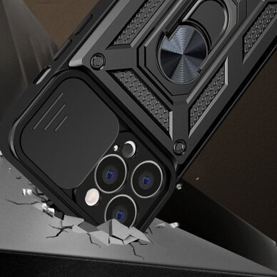 Akcija! Iphone 14 Pro Max Dėklas Hybrid Armor Camshield  Mėlynas 1