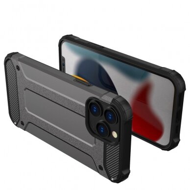 Iphone 14 Pro Max Dėklas Hybrid Armor case  Juodas 1