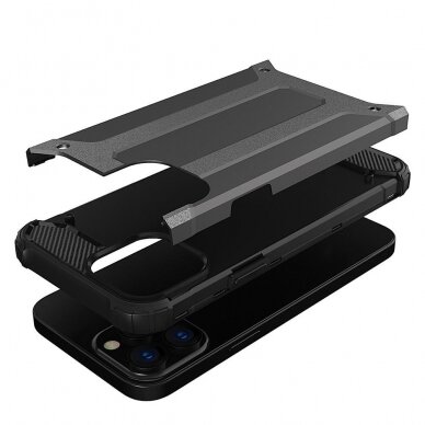 Iphone 14 Pro Max Dėklas Hybrid Armor case  Juodas 5