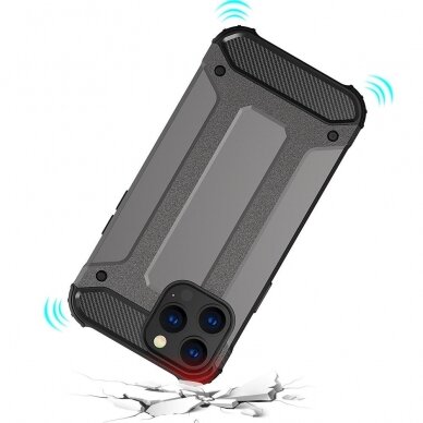 Iphone 14 Pro Max Dėklas Hybrid Armor case  Juodas 6