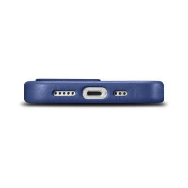 Dėklas iCarer Leather Case for iPhone 14 Pro Max Mėlynas (WMI14220708-BU) (MagSafe compatible) 3